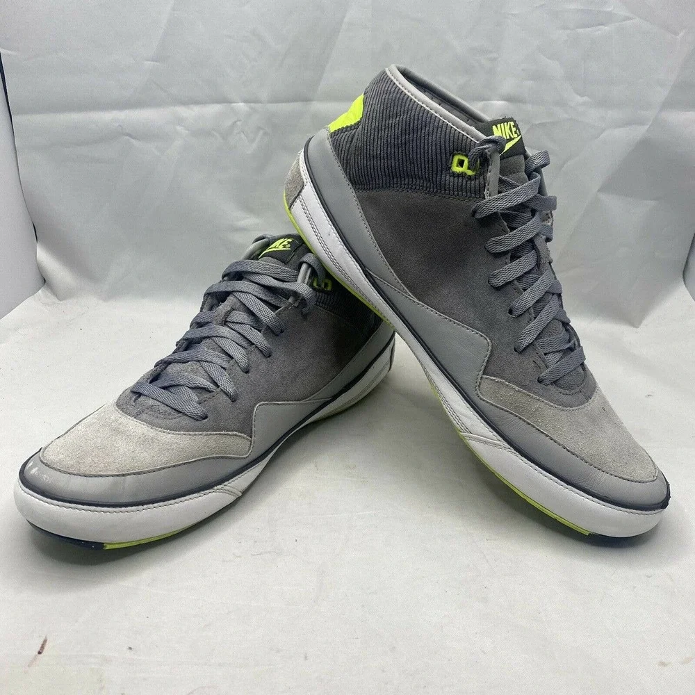 Nike Zoom Talache 1 Mid Sneakers Grey Volt Quickstrike 318212-001 Mens Sz 11 - Picture 5 of 9